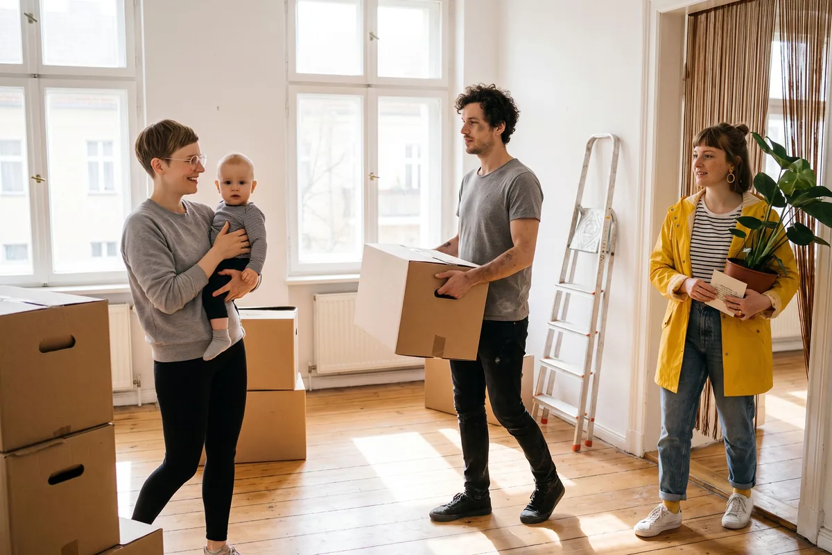 For the move-in: einen lokalen Gutschein verschenken