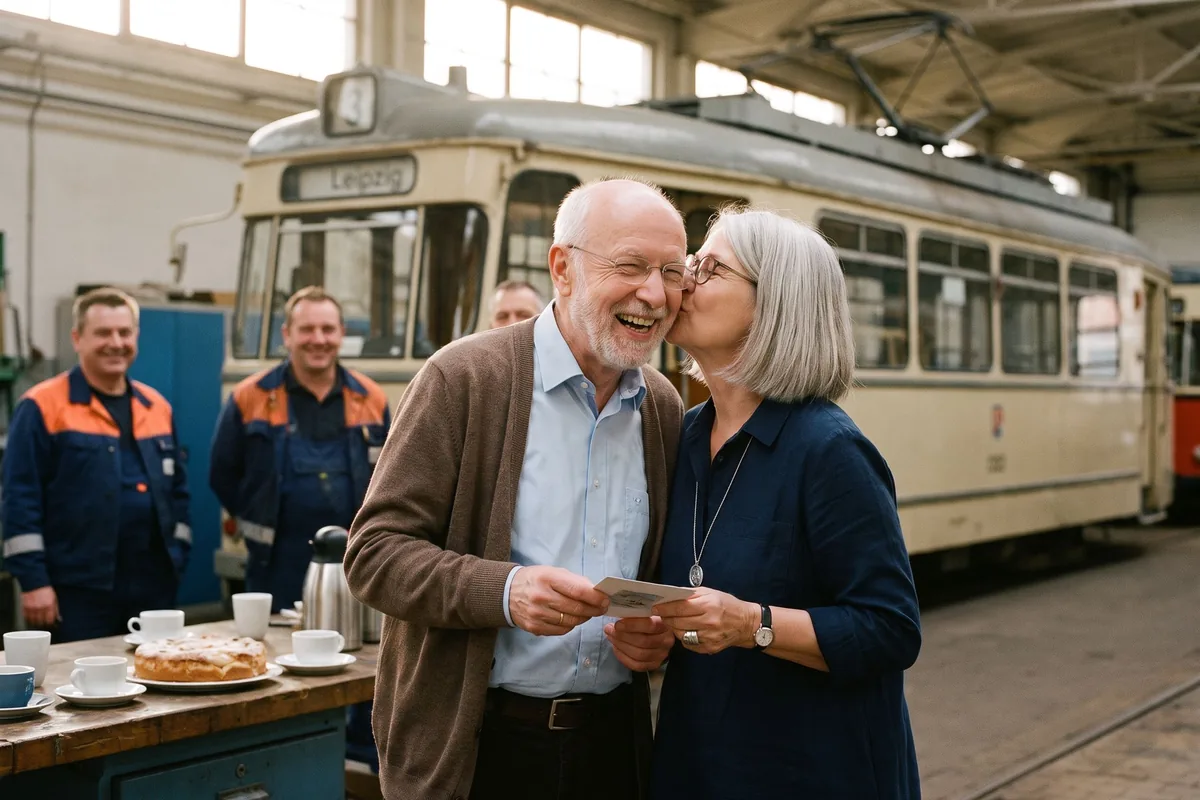 Zur Rente: einen lokalen Gutschein verschenken